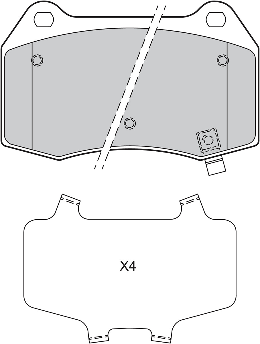 Pastiglie freno VALEO 601386